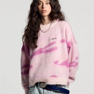 COLD CULTURE CAMO KNITWEAR PINK